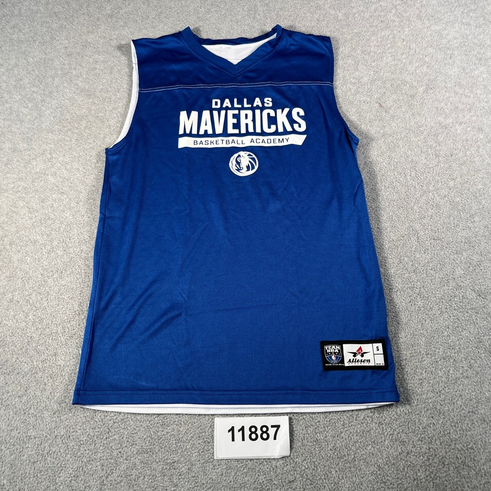 Alleson Athletic Dallas Mavericks Basketball Academy Jersey Mens S Blue